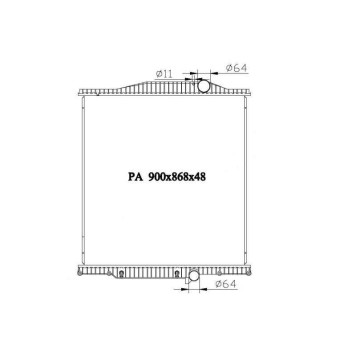 Радиатор VOLVO VNL-VNM <b>SAT VL0004-VNL</b>