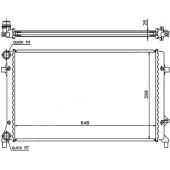 Радиатор AUDI A3 / S3 1.6 / 1.8 / 2.0 03- / VOLKSWAGEN GOLF V / JETTA / CADDY 1.4 / 1.6 / 2.0 / 2.5 05- / VOLKSWAGEN PAS B6 / TOURAN / EO <b>SAT VW0004</b>