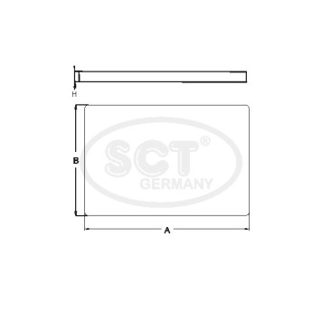 Салонный фильтр HYUNDAI SOLARIS 10-/KIA RIO IV 11-/TOYOTA COROLLA (E12) 02- <b>SCT GERMANY SA1279</b>-2