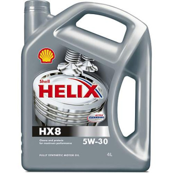 Масло моторное синтетическое 4л 5w30 SN/CF Shell Helix HX8 Synthetic 550040542