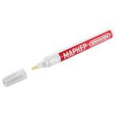 Маркер-краска белый с фетровым наконечником SkyWay S03501001