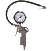 Пистолет для подкачки шин с манометром до 15атм быстросъемное соединение SkyWay S07701004