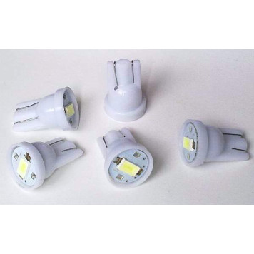 Лампа (LS10) светодиодная T10-SMD (W2,1x9,5d) б/ц 1 SMD, белая 12V