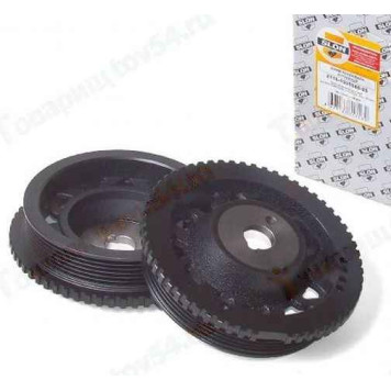 Шкив коленвала ВАЗ 2110 под ремень генератора (под штифт) цельный чугун <b>SLON 2110-1005060-25</b>