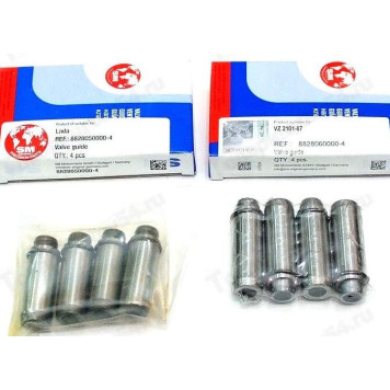 Втулки клапанов ВАЗ 2101 впуск./выпуск. (Германия) в коробке (88-2805/88-2806) <b>SM 2101-1007032-00+2101-1007</b>