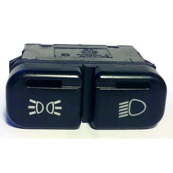 Выключатель света 2115, Шеви Нива, ВАЗ 2110 н.о. Смоленск (883.3709М)/2-х клавишный/ <b>Смоленский Завод радиодеталей 2115-88.3709</b>-1