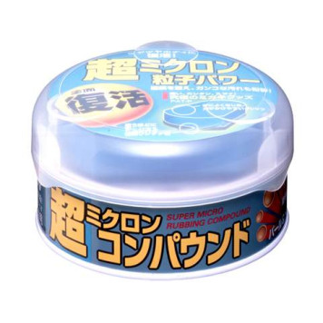 Полироль абразивный мелкий SOFT99 Micro Rubbing Compound P&M для а/м цвета металлик и жемчужный,180 гр