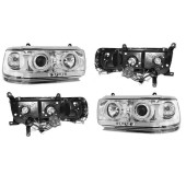 Фара TOYOTA LAND CRUISER 90-98 цельная хром линза тюнинг комплект лев.+прав. <b>SONAR PF-SN-212-1173-CR</b>