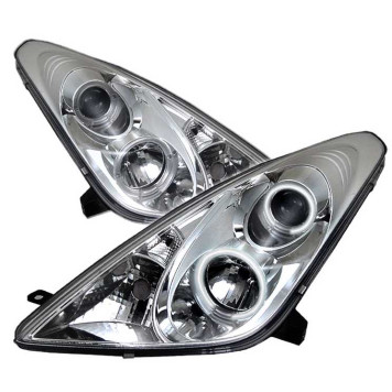Фара TOYOTA CELICA 99-06 хром линзы тюнинг комплект лев.+прав. <b>SONAR PF-SN-312-1167P-CR</b>