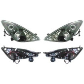 Фара TOYOTA CELICA 99-06 черный линзы тюнинг комплект лев.+прав. <b>SONAR PF-SN-312-1167P-US2</b>