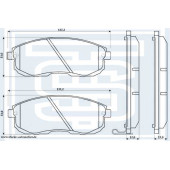 Колодки тормозные <b>STARKE 179837</b>