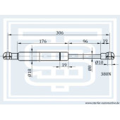 Амортизатор капота <b>STARKE 183202</b>