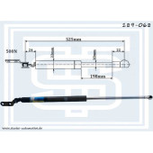 Амортизатор багажника <b>STARKE 189068</b>