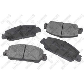 000 660B-SX_колодки дисковые передние ! с антискрип. пластинами Honda Accord all 13> <b>STELLOX 000660BSX</b>