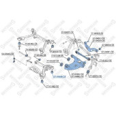 Сайлентблок задней балки задний <b>STELLOX 7700040SX</b>