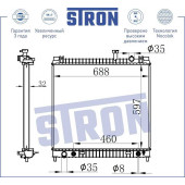 Радиатор двигателя (гарантия 3 года, увеличенный ресурс) <b>STRON STR0018</b>