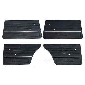 Обивка двери ВАЗ 2106 кожзаменитель с молдингом (к-т 4 шт) <b>Сызрань 2106-6102012/13</b>