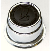 Колпак ступицы ВАЗ 2107 металл с черной эмблемой ПЛАСТИК (2107-3101012)