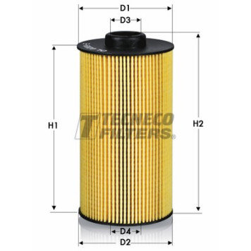 Фильтр масл._ BMW E39, E38 3.0i-5.0i [=HU938/4x=14 <b>TECNECO OL0209E</b>