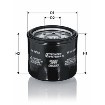 Фильтр масляный MATIZ 0.8,1.0 05->- AGIL <b>TECNECO OL218J</b>