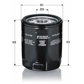Фильтр масляный FIAT 124/127/128-FIORINO <b>TECNECO OL84M</b>