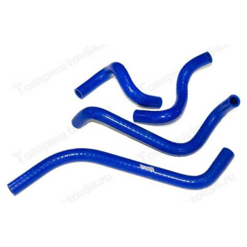 Патрубок печки ВАЗ 21082 инж (4шт) усилен силикон <b>ТехноПартнер 21082-8101208/00/04/06ТП</b>