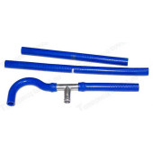 Патрубок печки ВАЗ 2112 (4шт+ тройник) усилен силикон <b>ТехноПартнер 2112-8101200/04/04ТП</b>