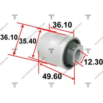 Сайлентблок рычага резиновый Tenacity (1027) <b>TENACITY AAMMI1054</b>