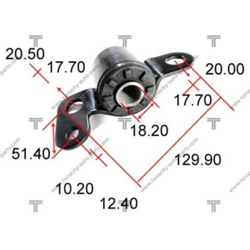 Сайлентблок рычага резиновый Tenacity (1050) <b>TENACITY AAMTO1002</b>
