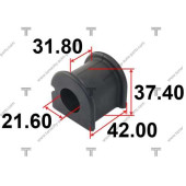 Втулка стабилизатора передняя <b>TENACITY ASBTO1034</b>