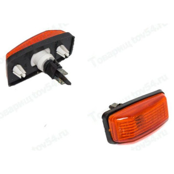 Повторитель поворота боковой ВАЗ 2108 желтый с лампой с прокладкой <b>2108-3726010-01</b>