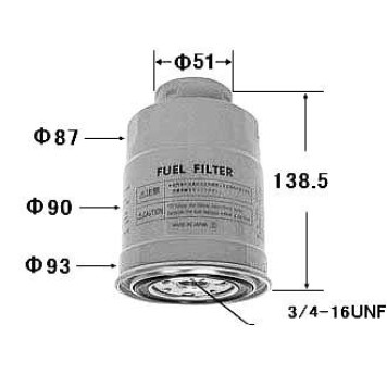 Фильтр топливный FC-226 TopFils (OEM NISSAN 16400-18A20, 164002W202, 16403-59E00, MAZDA 1N00-13-ZA-3