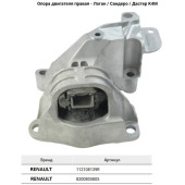Опора двигателя правая Ren LoganSanderoDuster K4M <b>TORK TRK0644</b>