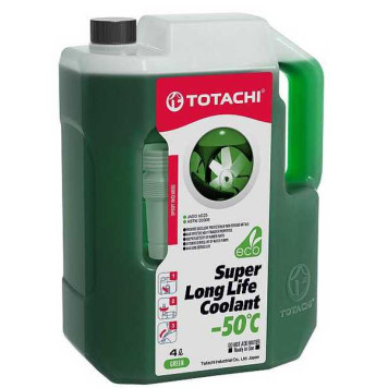 Охлаждающая жидкость SUPER LLC GREEN -50C 4л. <b>TOTACHI 4589904520624</b>