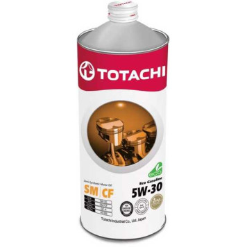 Масло моторное полусинтетическое Eco Gasoline 5W-30 SN / CF, C2, GF-5 1л <b>TOTACHI 4589904934858</b>
