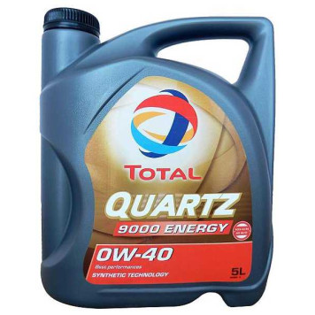 Масло моторное синтетическое 5л 0w40 SN/CF Total QUARTZ 9000 ENERGY 195283