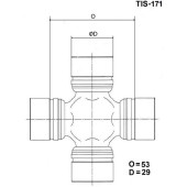 Крестовина карданного вала TOYO TIS-171