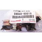 Комплект монтажный тормозных колодок RR суппорта LAND CRUISER 100 / LX470 98- <b>TOYOTA 04948-60010</b>