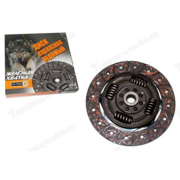 Диск сцепления ВАЗ 21233 Шеви Нива нового образца (4 двойных пружины) <b>ТРИАЛ 71.21520-1601130</b>