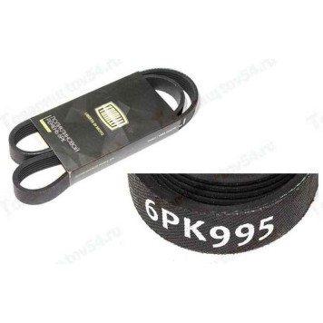 Ремень ВАЗ 2190 Гранта с кондиционером <b>TRIALLI 6PK995</b>