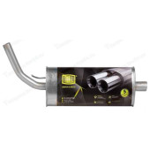 Глушитель ВАЗ 2123 Нива Шевроле нового образца нерж. <b>TRIALLI EMM 0131</b>