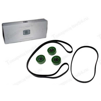 Комплект генератора ВАЗ 2123 (2 ремня + 3 ролика) <b>TRIALLI GD 624</b>