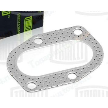 Прокладка приемной трубы ВАЗ 2101 (жесть перфорир.) с кольцами с герметиком <b>TRIALLI GZ 102 0114</b>