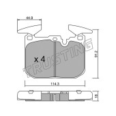 К-т дисков. тормоз. колодок <b>TRUSTING 10390</b>