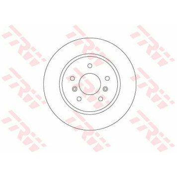 Диск тормозной задний NISSAN QASHQAI II 13- <b>TRW DF6787</b>