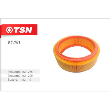 Фильтр воздушный <b>TSN 91181</b>