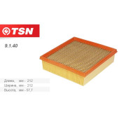 Фильтр воздушный  ВАЗ 2112 TSN 9.1.40 (2112-1109080)