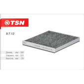 Фильтр салонный TOYOTA AVENSIS 03>/COROLLA 02>/RAV 4 угольный <b>TSN 9712</b>