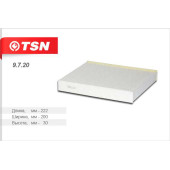 Фильтр салонный (пылевой) <b>TSN 9720</b>