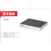 Фильтр салона Ford C-Max <b>TSN 9747</b>